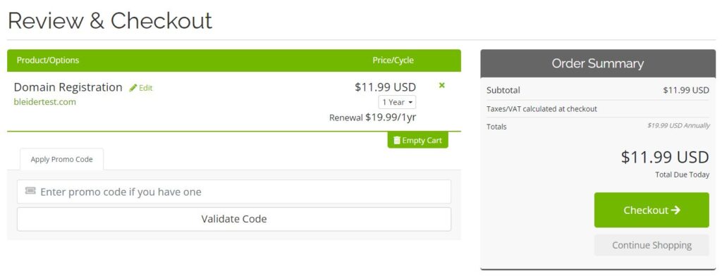 How to buy a domain for my website